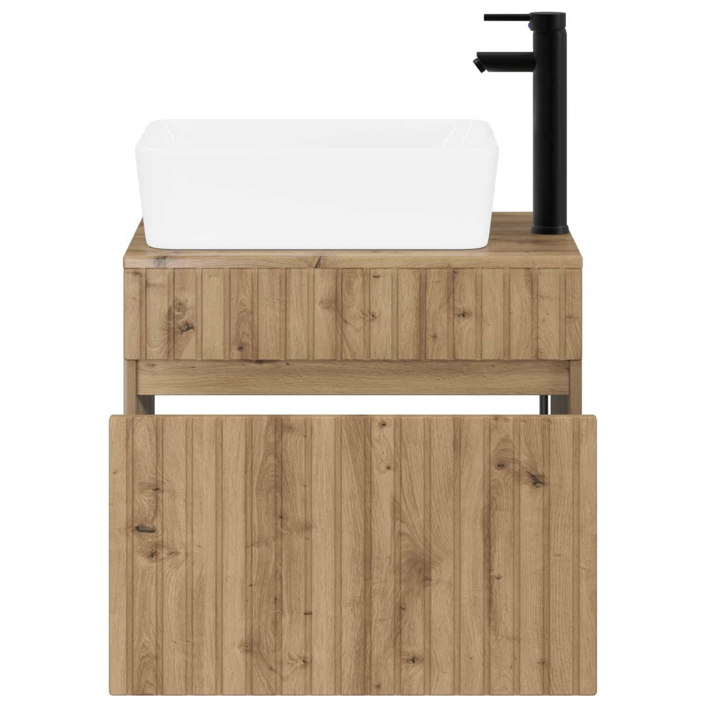 vidaXL Bathroom Furniture Set Artisan Oak Engineered Wood