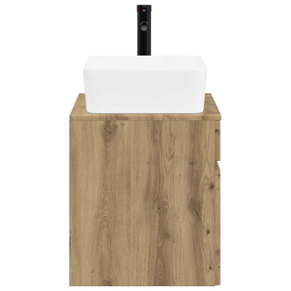 vidaXL Bathroom Furniture Set Artisan Oak Engineered Wood