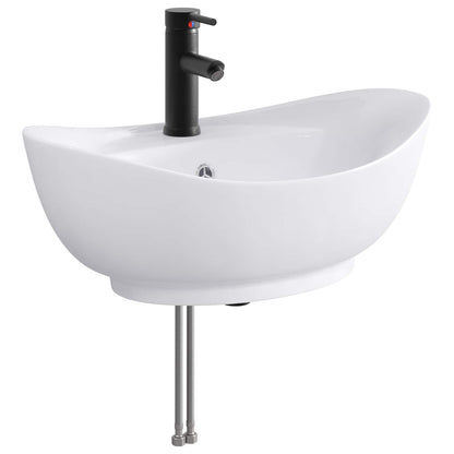 vidaXL Bathroom Furniture Set Concrete Grey Engineered Wood