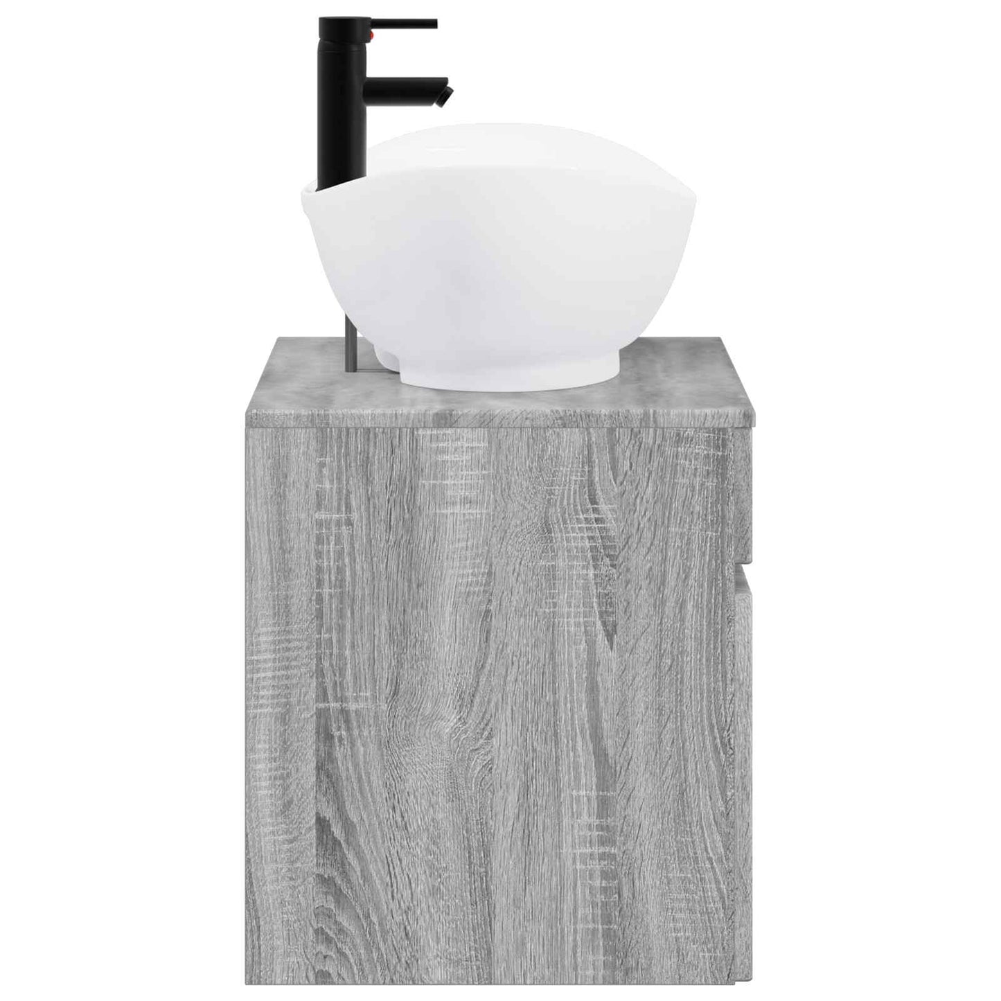 vidaXL Bathroom Furniture Set Grey Sonoma Engineered Wood