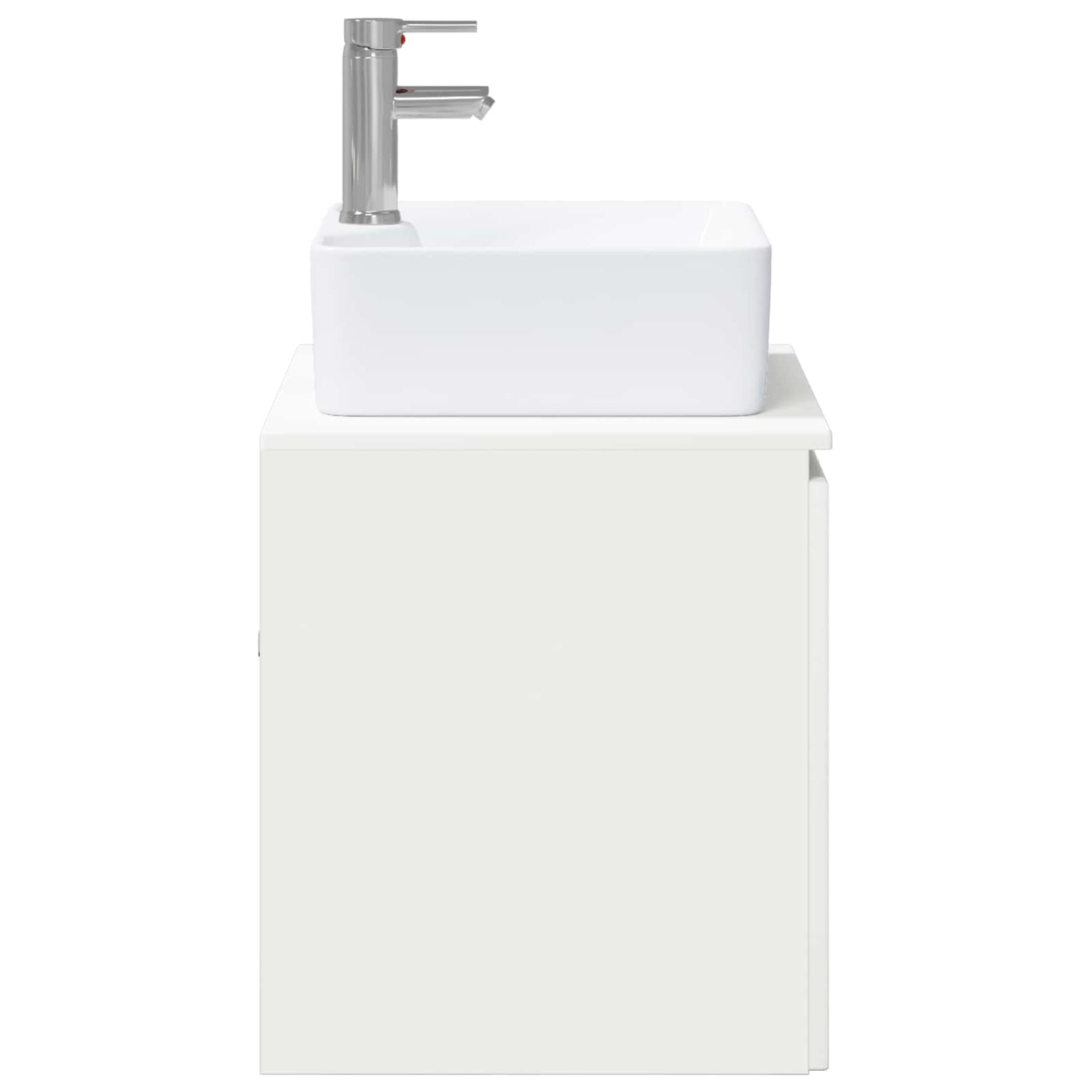 vidaXL Bathroom Furniture Set White Engineered Wood