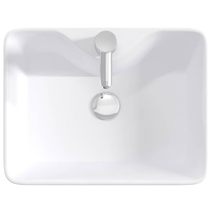 vidaXL Bathroom Furniture Set White Engineered Wood