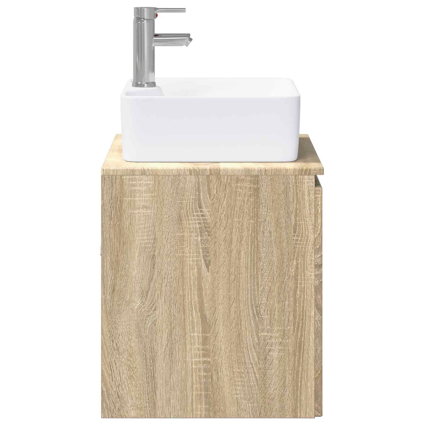 vidaXL Bathroom Furniture Set Sonoma Oak Engineered Wood
