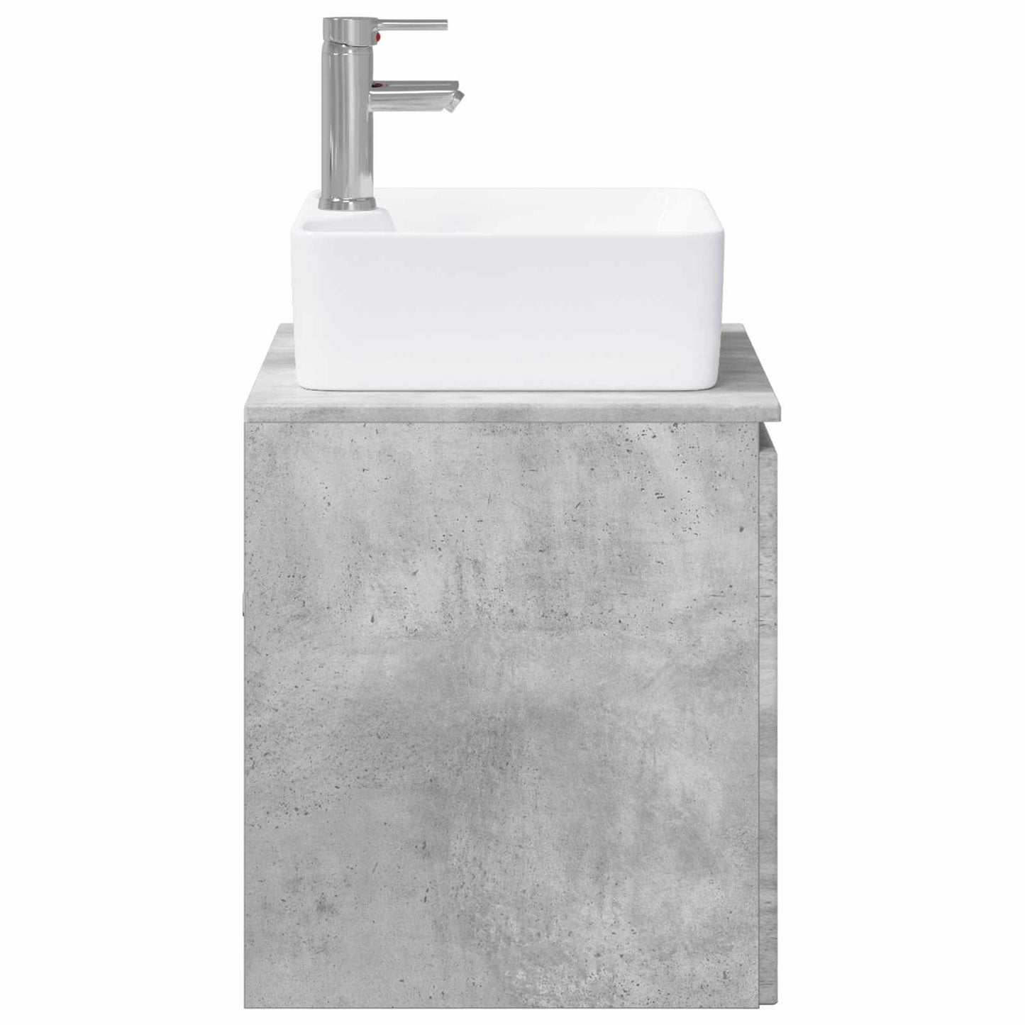 vidaXL Bathroom Furniture Set Concrete Grey Engineered Wood