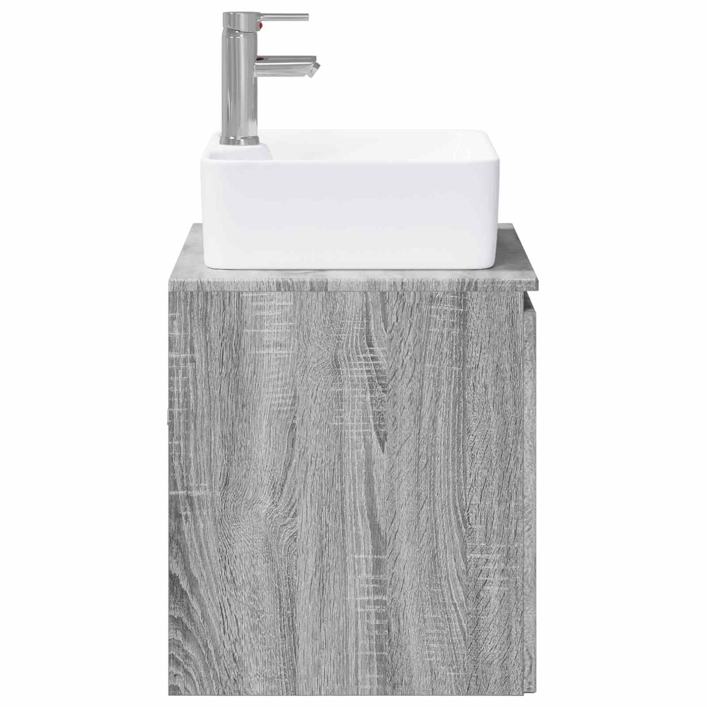 vidaXL Bathroom Furniture Set Grey Sonoma Engineered Wood