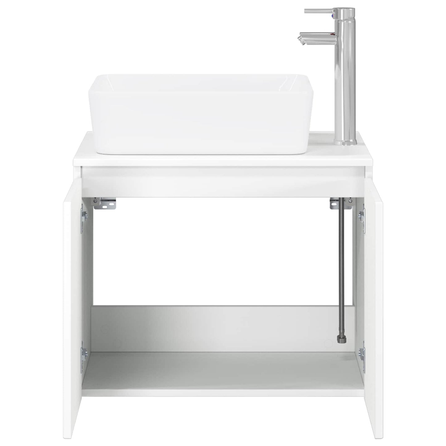 vidaXL Bathroom Furniture Set White Engineered Wood