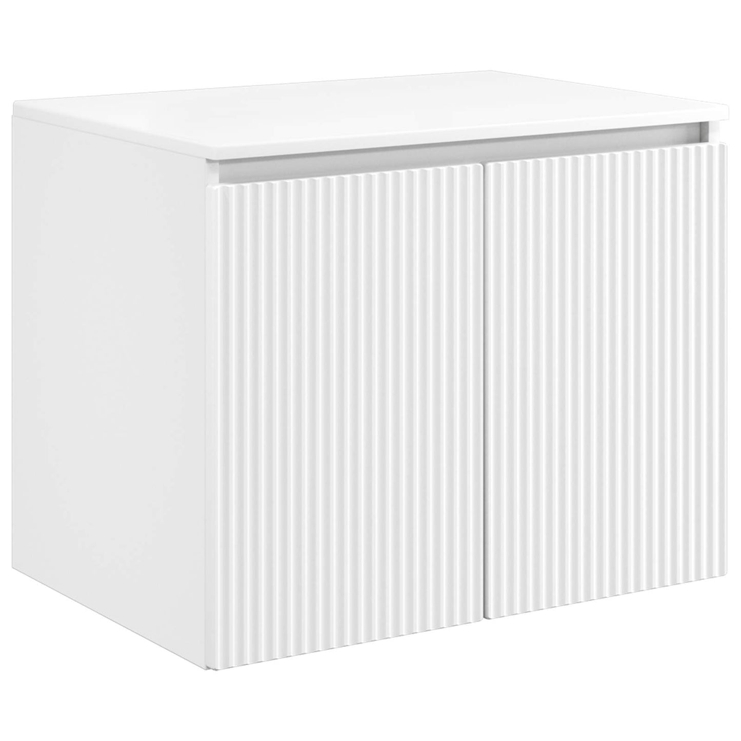 vidaXL Bathroom Furniture Set White Engineered Wood