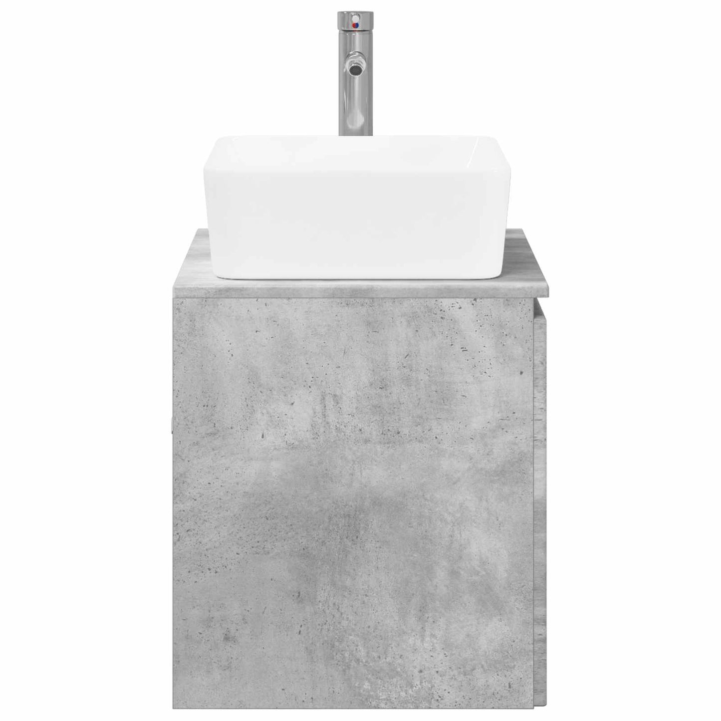 vidaXL Bathroom Furniture Set Concrete Grey Engineered Wood