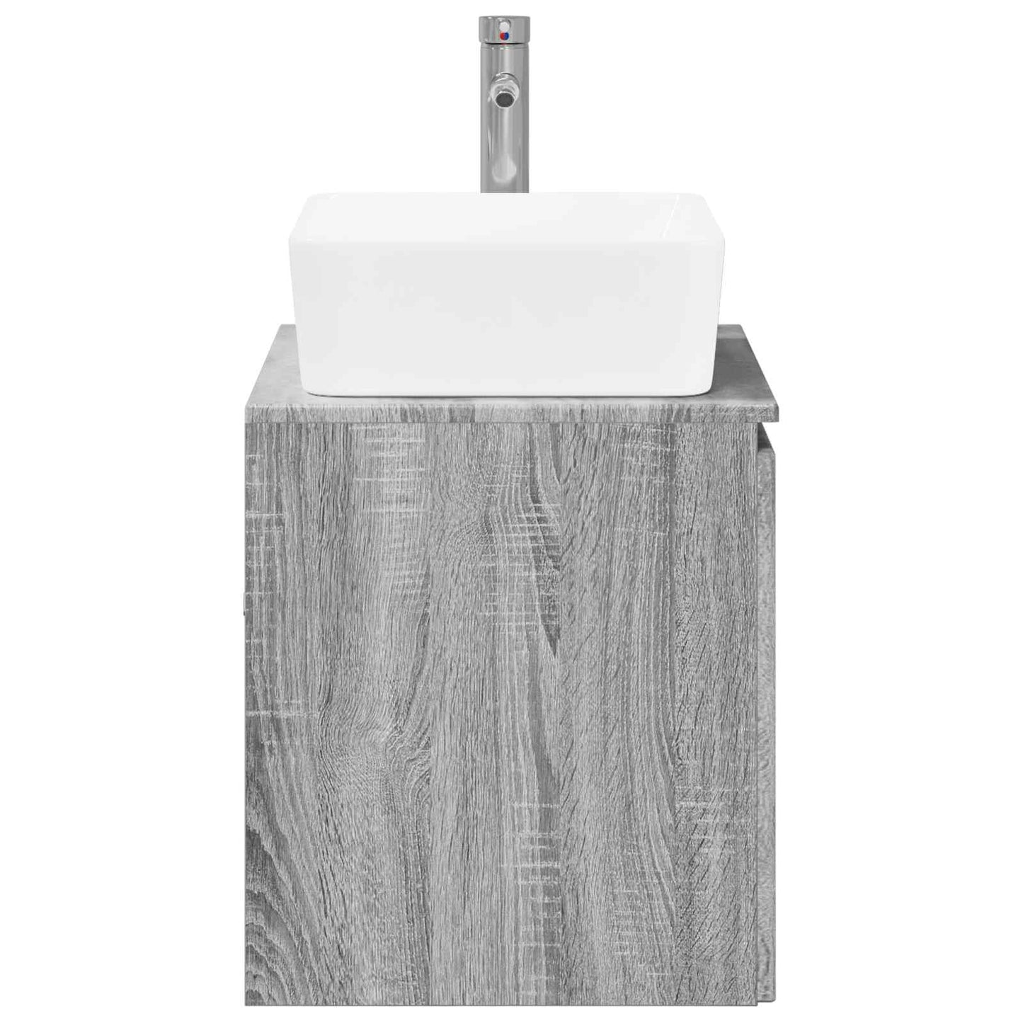 vidaXL Bathroom Furniture Set Grey Sonoma Engineered Wood