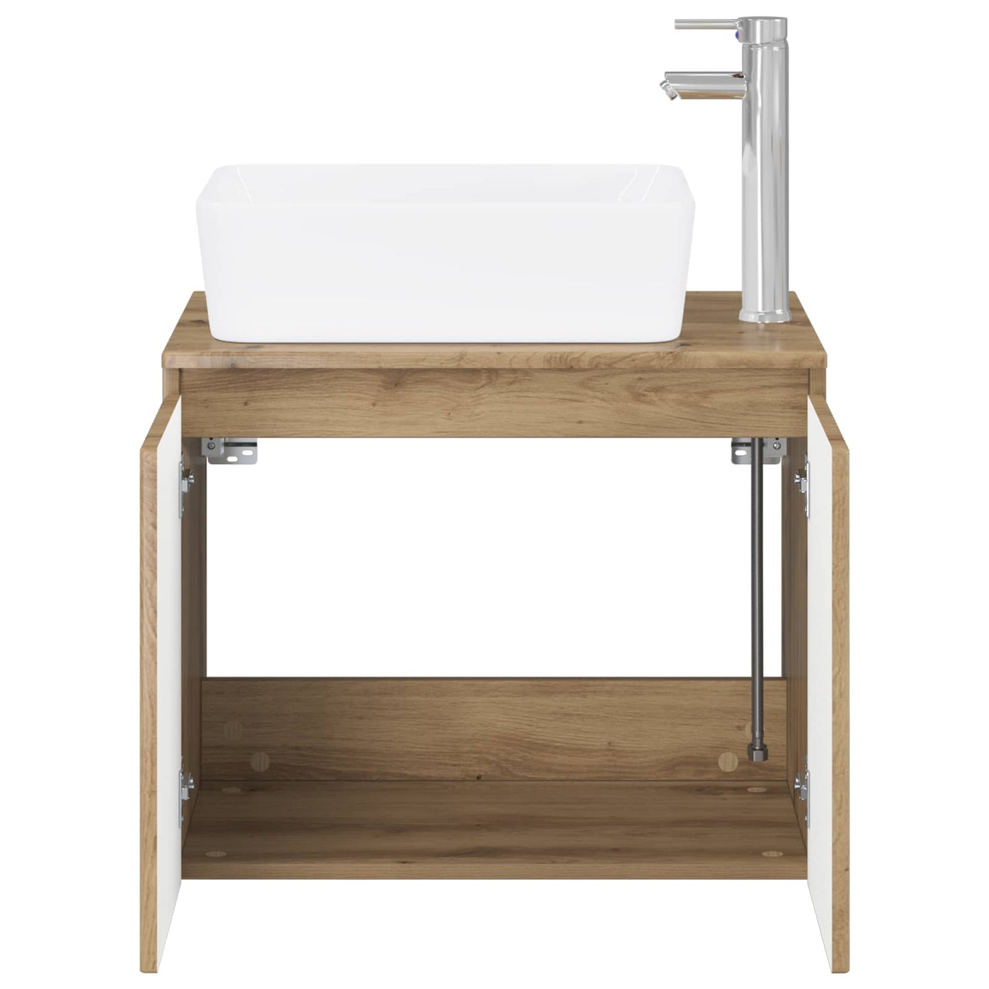 vidaXL Bathroom Furniture Set Artisan Oak Engineered Wood