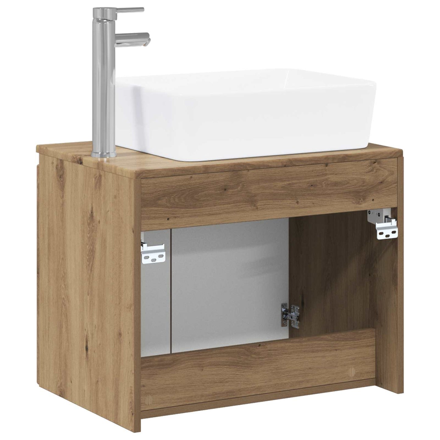 vidaXL Bathroom Furniture Set Artisan Oak Engineered Wood