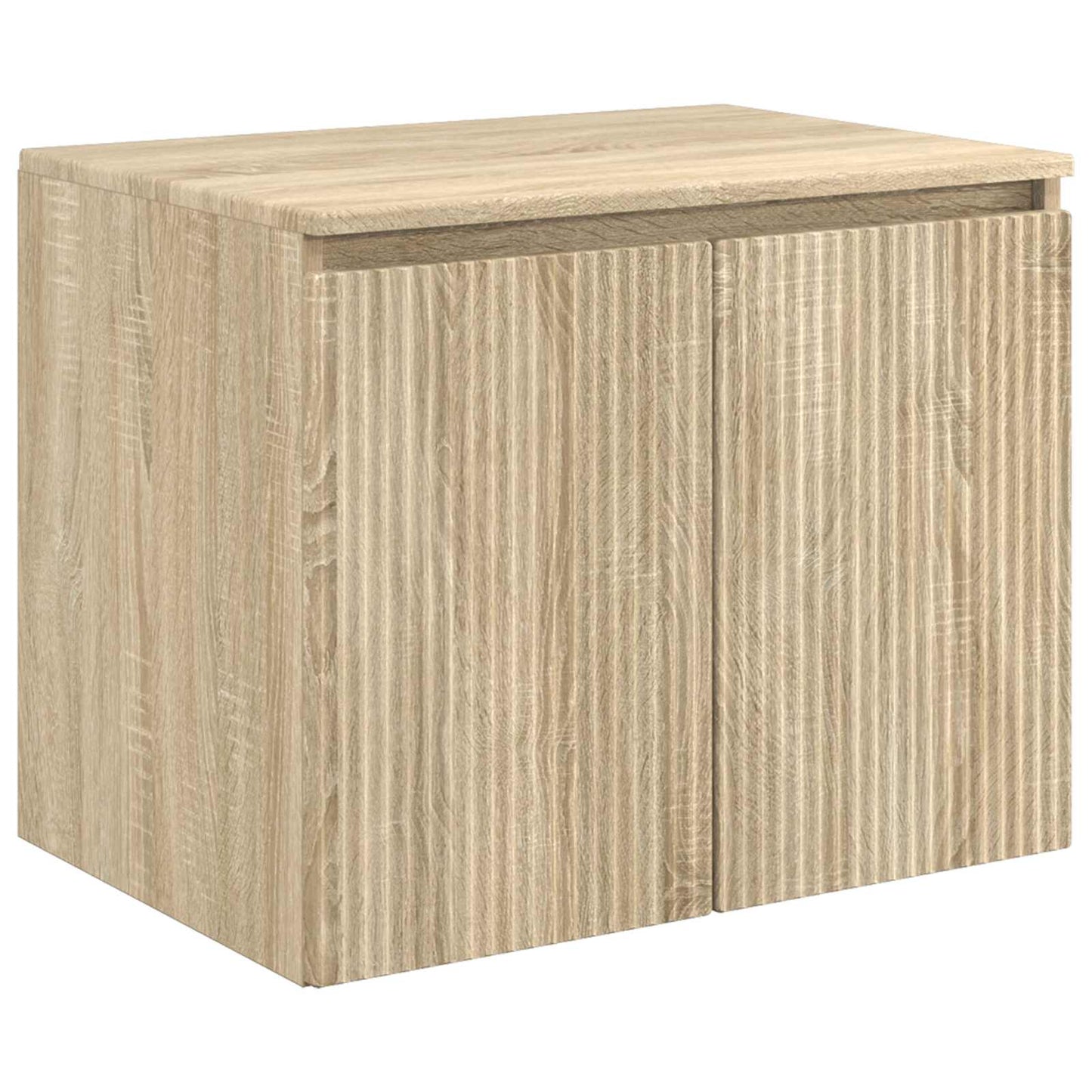 vidaXL Bathroom Furniture Set Sonoma Oak Engineered Wood