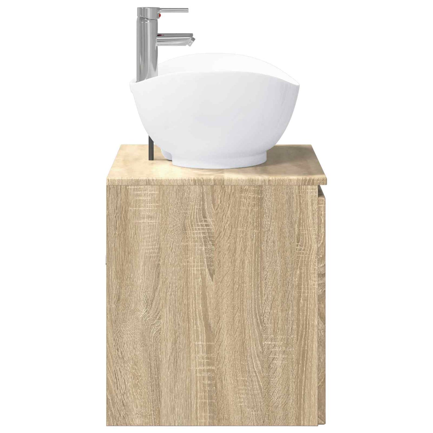 vidaXL Bathroom Furniture Set Sonoma Oak Engineered Wood