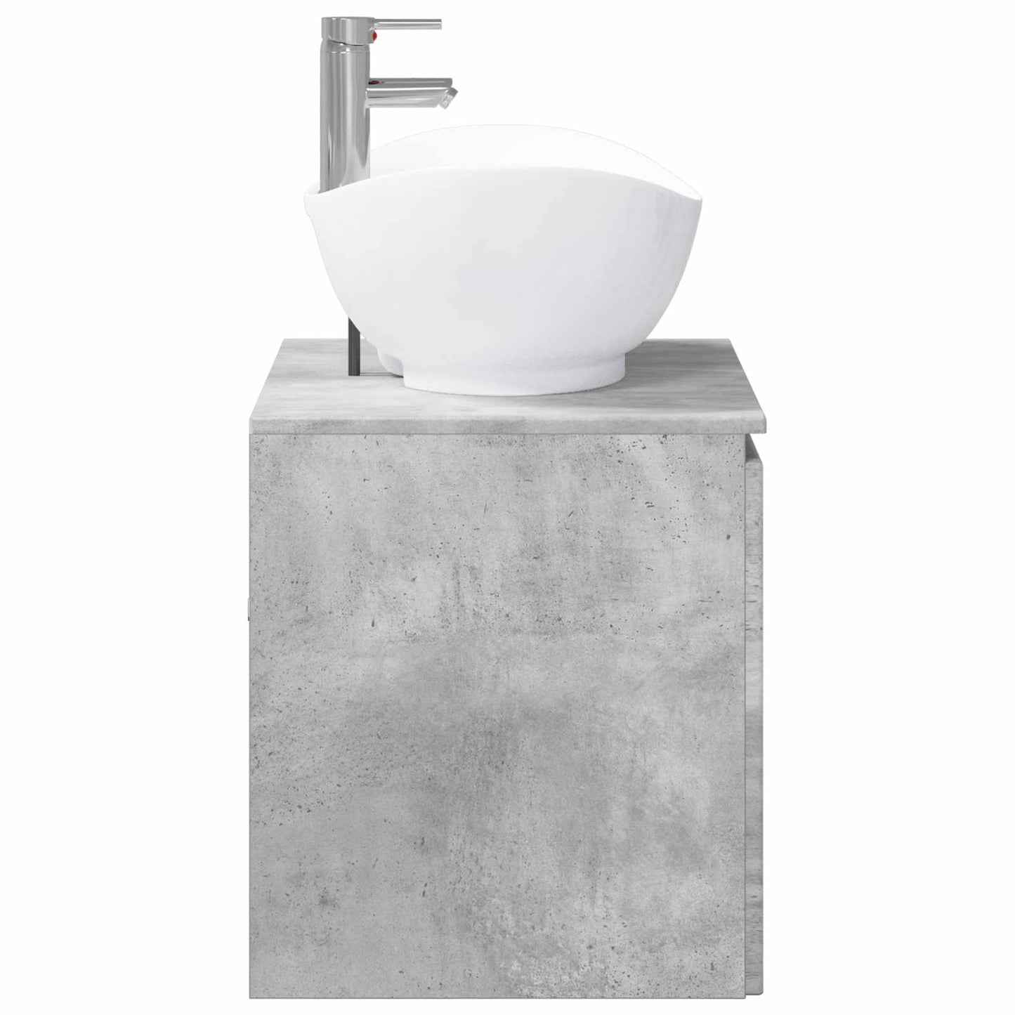 vidaXL Bathroom Furniture Set Concrete Grey Engineered Wood