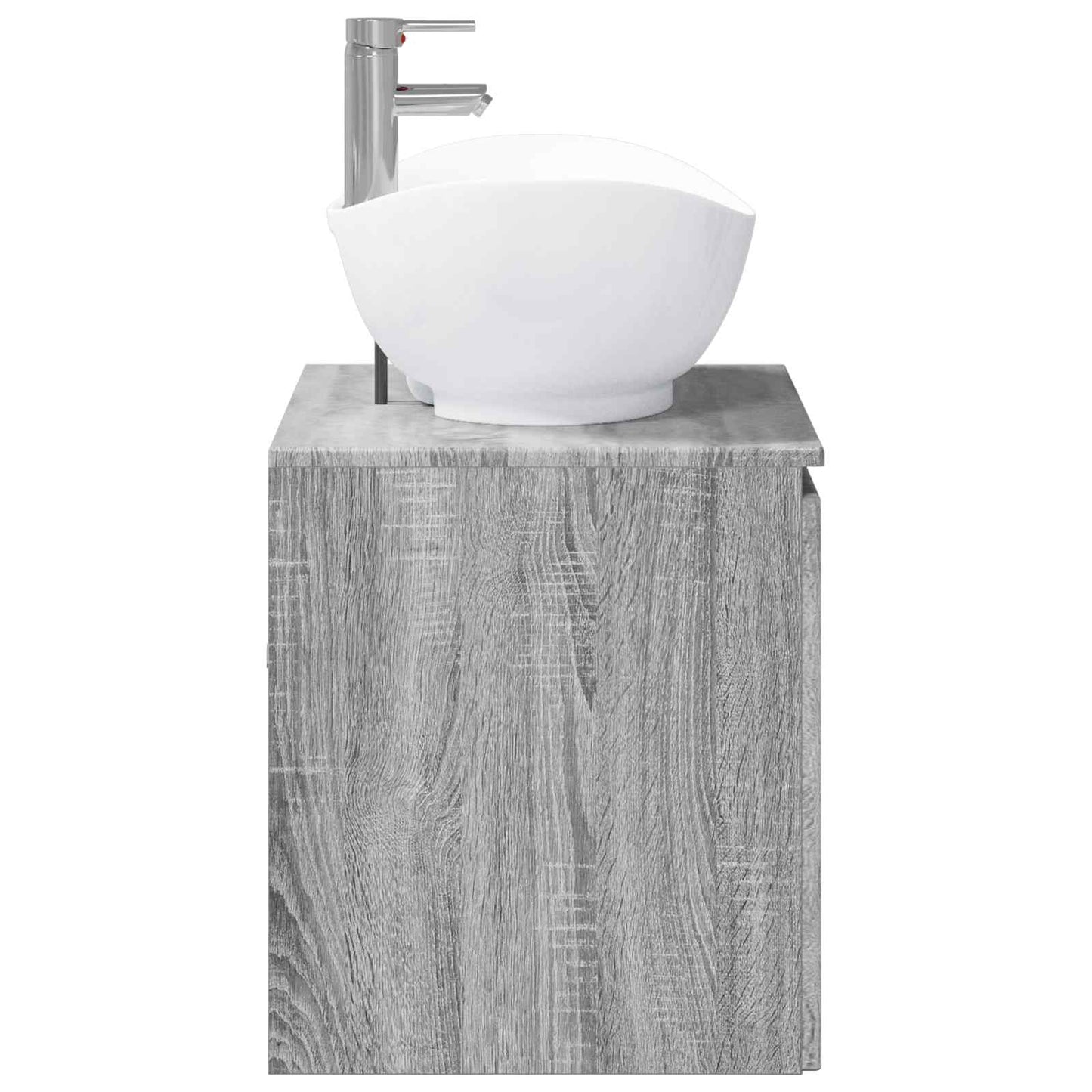 vidaXL Bathroom Furniture Set Grey Sonoma Engineered Wood
