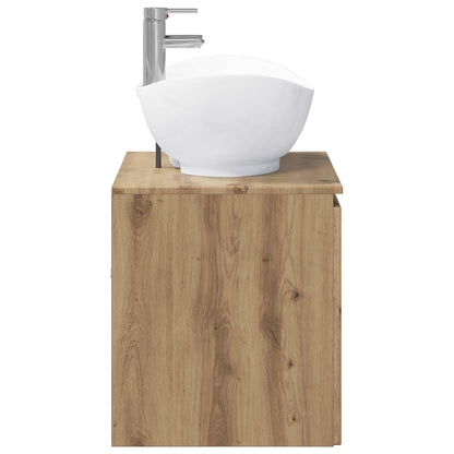 vidaXL Bathroom Furniture Set Artisan Oak Engineered Wood