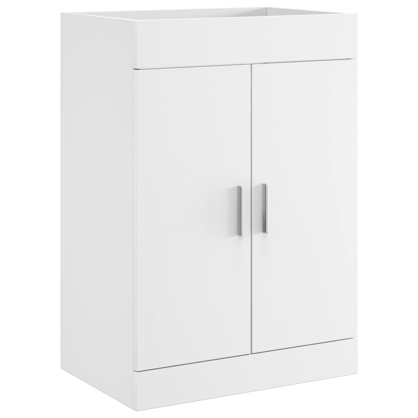 vidaXL Bathroom Furniture Set White 61 x 40 x 84.5 cm Engineered Wood