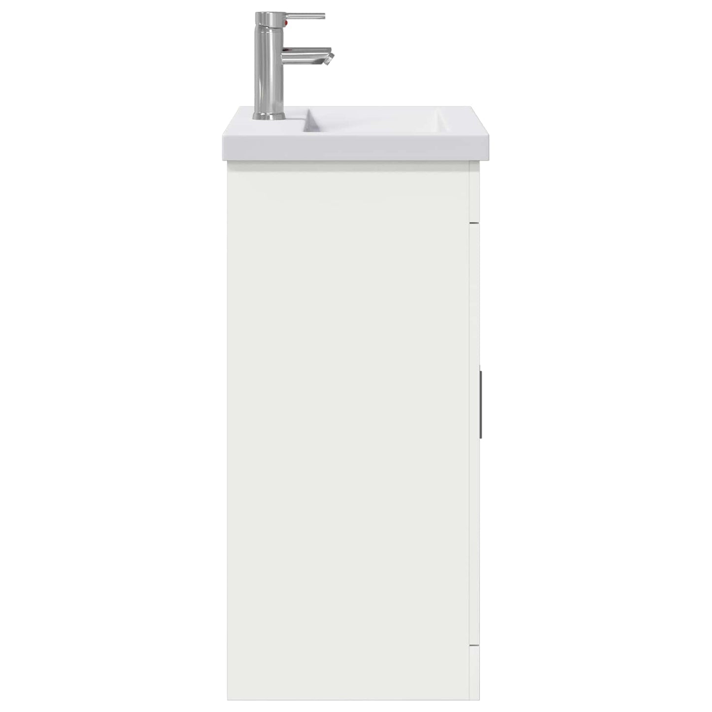 vidaXL Bathroom Furniture Set White 61 x 40 x 84.5 cm Engineered Wood