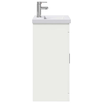 vidaXL Bathroom Furniture Set White 61 x 40 x 84.5 cm Engineered Wood