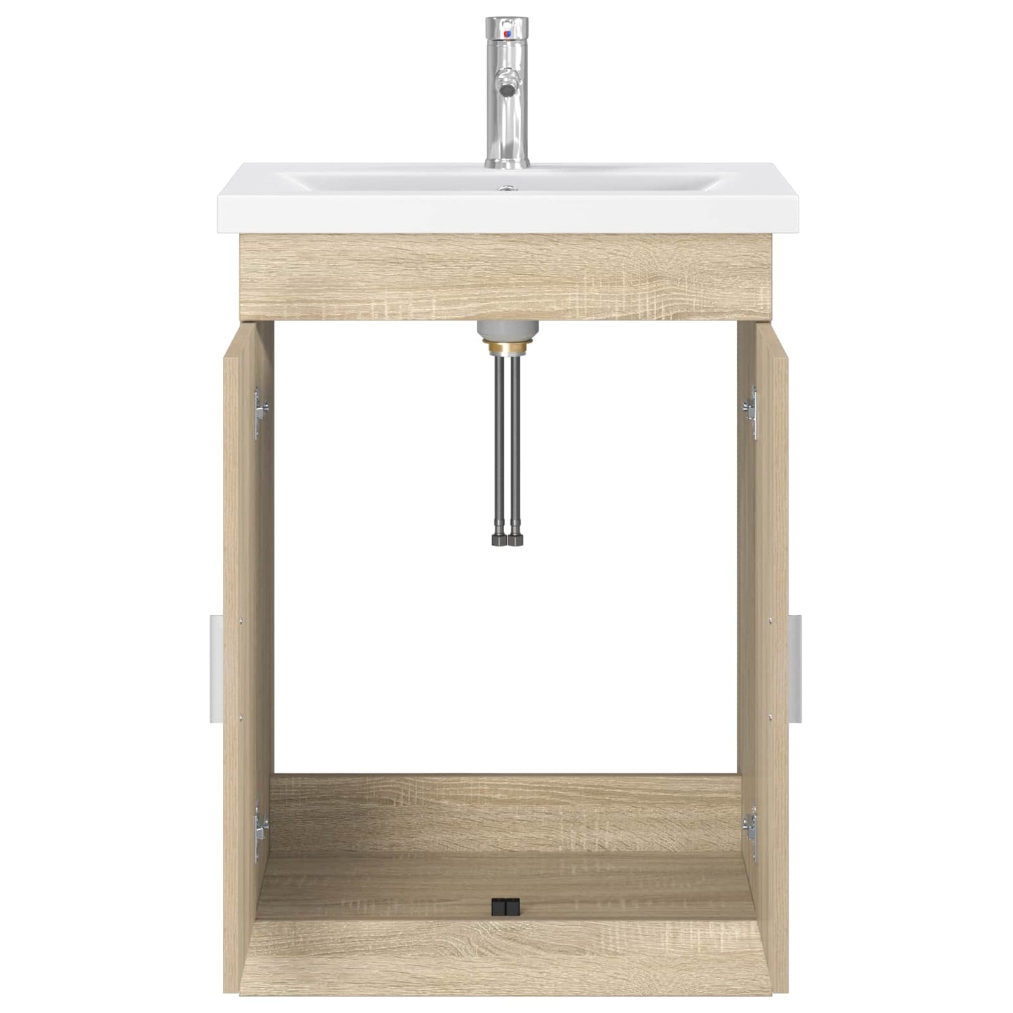 vidaXL Bathroom Furniture Set Sonoma Oak 61 x 40 x 84.5 cm