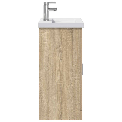vidaXL Bathroom Furniture Set Sonoma Oak 61 x 40 x 84.5 cm