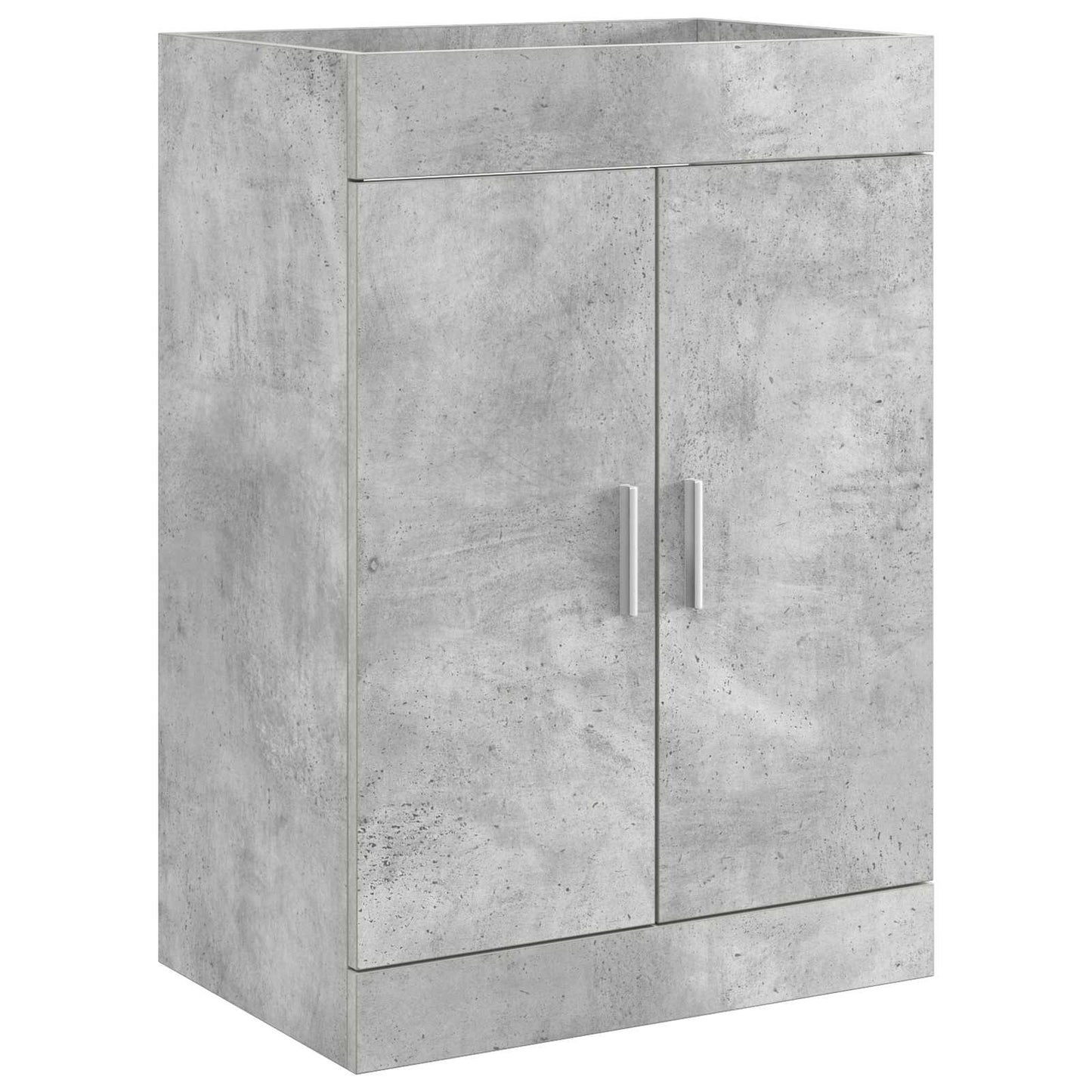 vidaXL Bathroom Furniture Set Concrete Grey 61 x 40 x 84.5 cm