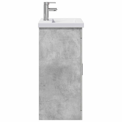 vidaXL Bathroom Furniture Set Concrete Grey 61 x 40 x 84.5 cm