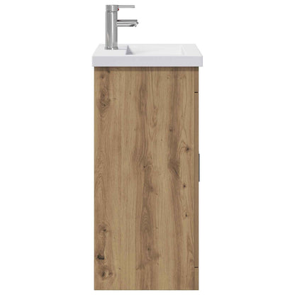 vidaXL Bathroom Furniture Set Artisan Oak 61 x 40 x 84.5 cm