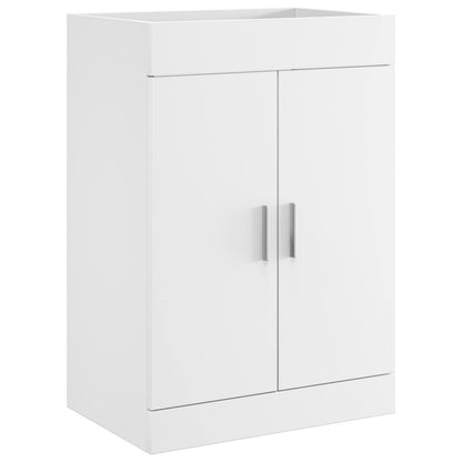 vidaXL Bathroom Furniture Set White 81 x 40 x 84.5 cm Engineered Wood
