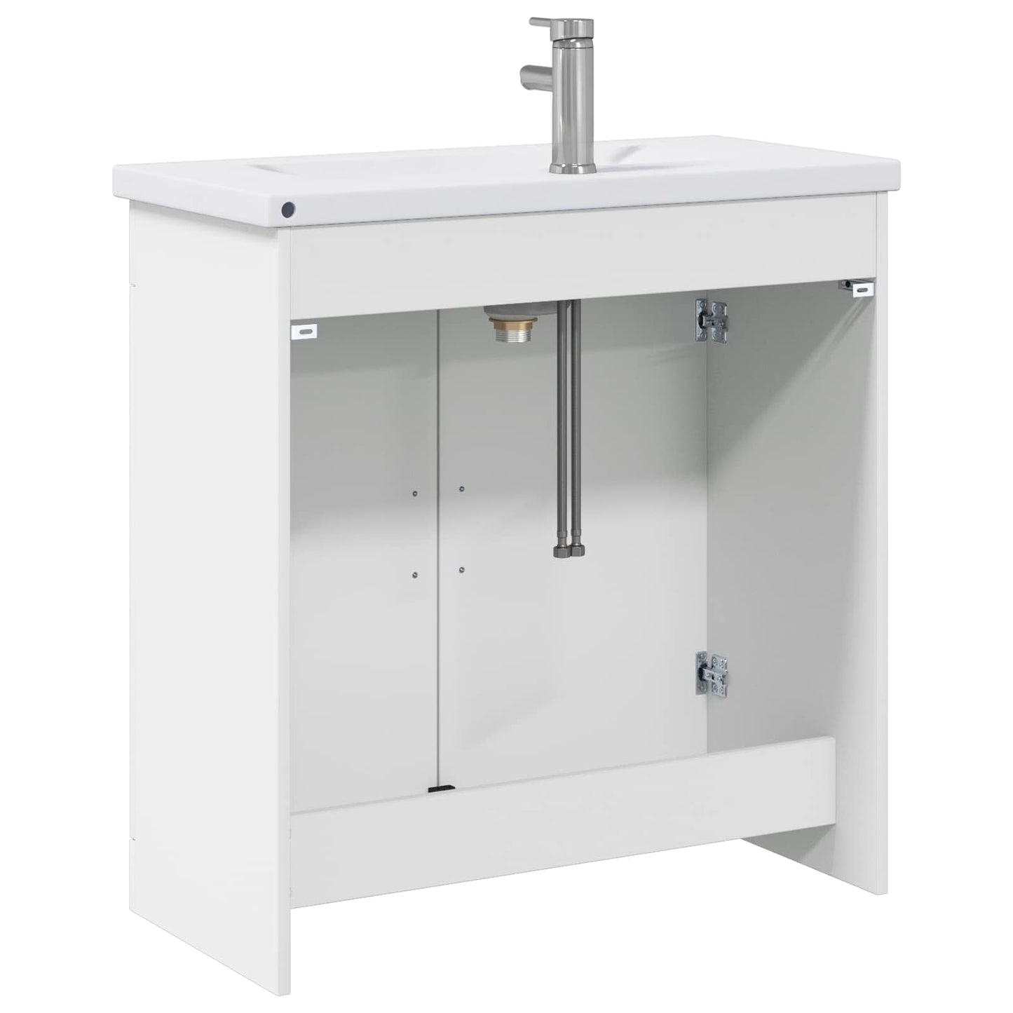 vidaXL Bathroom Furniture Set White 81 x 40 x 84.5 cm Engineered Wood
