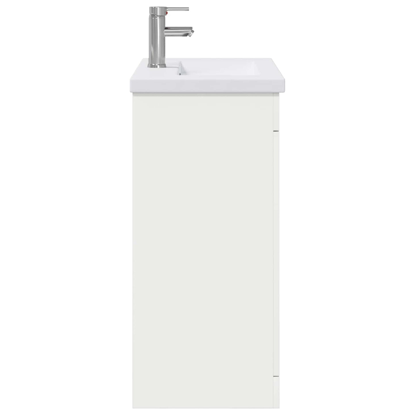 vidaXL Bathroom Furniture Set White 81 x 40 x 84.5 cm Engineered Wood