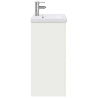 vidaXL Bathroom Furniture Set White 81 x 40 x 84.5 cm Engineered Wood