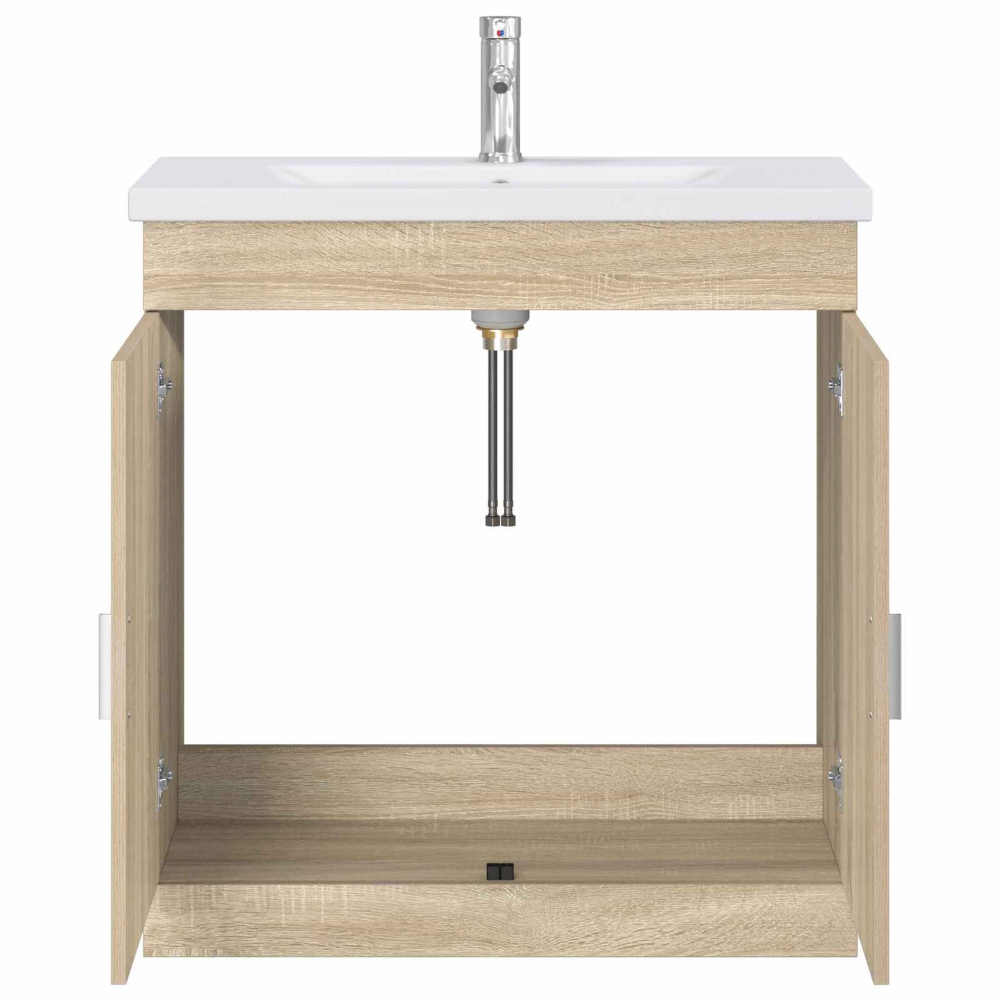 vidaXL Bathroom Furniture Set Sonoma Oak 81 x 40 x 84.5 cm