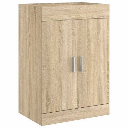 vidaXL Bathroom Furniture Set Sonoma Oak 81 x 40 x 84.5 cm