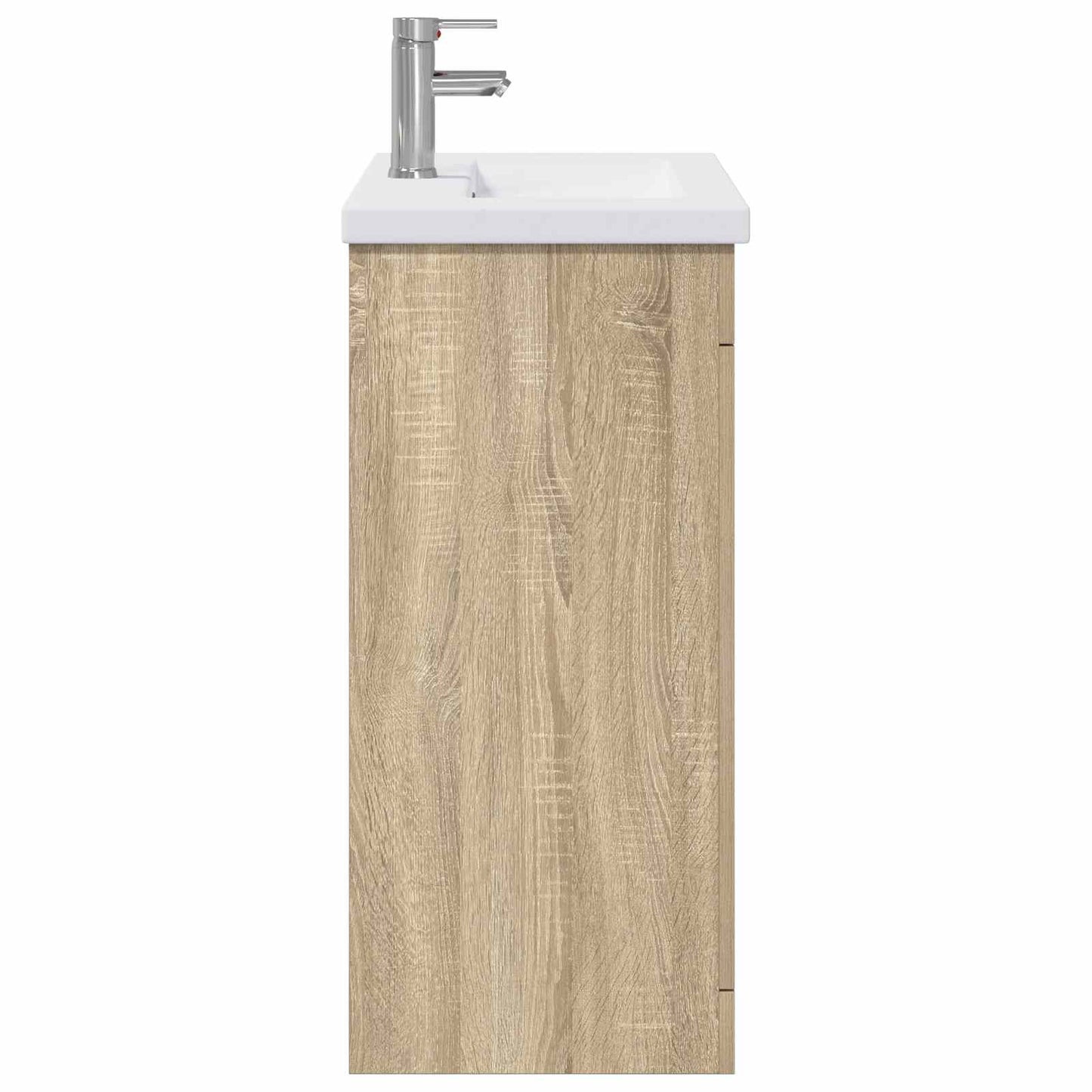 vidaXL Bathroom Furniture Set Sonoma Oak 81 x 40 x 84.5 cm