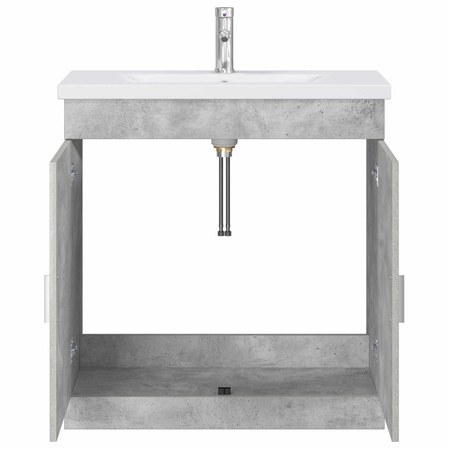 vidaXL Bathroom Furniture Set Concrete Grey 81 x 40 x 84.5 cm
