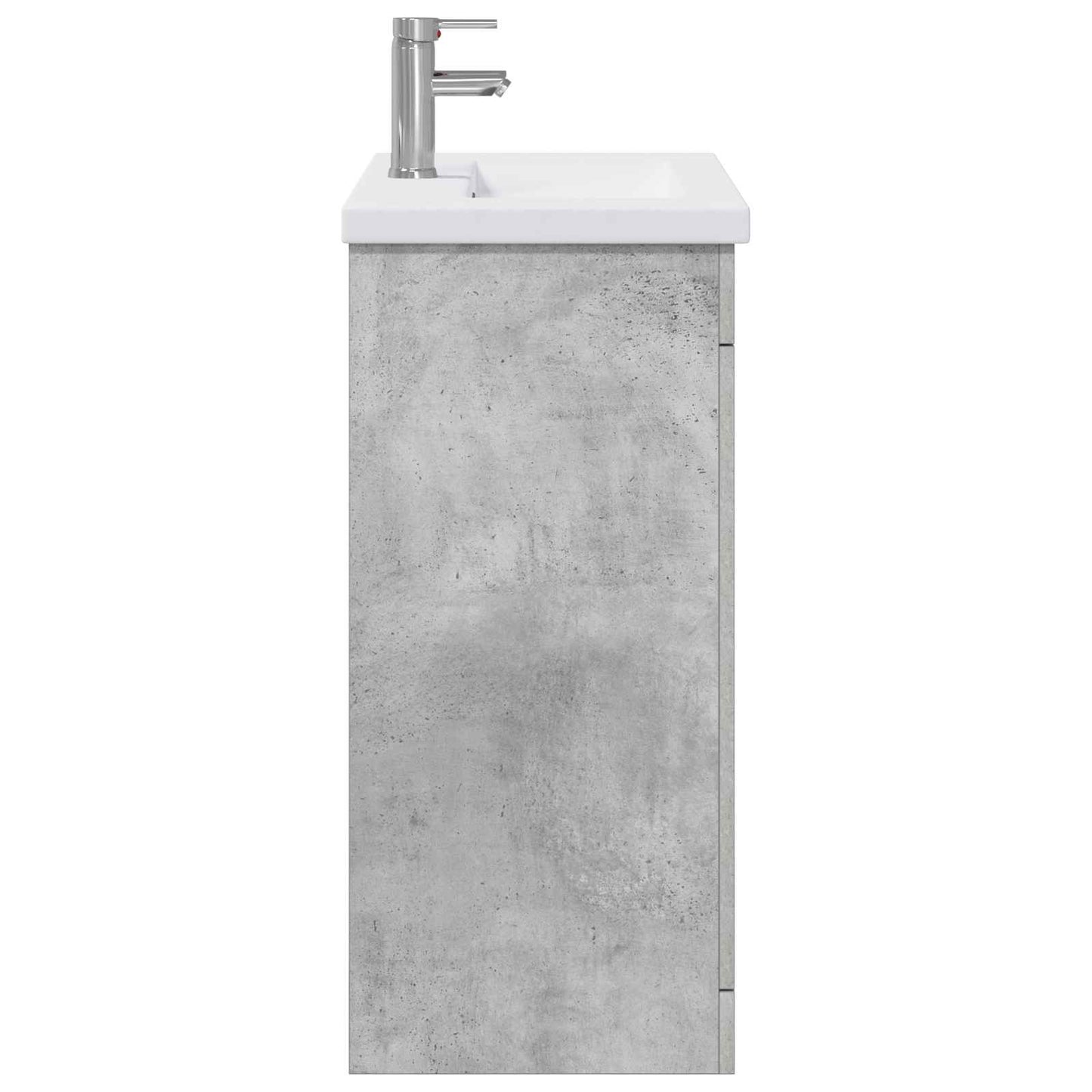 vidaXL Bathroom Furniture Set Concrete Grey 81 x 40 x 84.5 cm