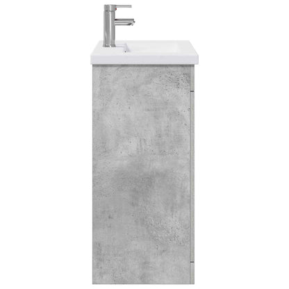 vidaXL Bathroom Furniture Set Concrete Grey 81 x 40 x 84.5 cm