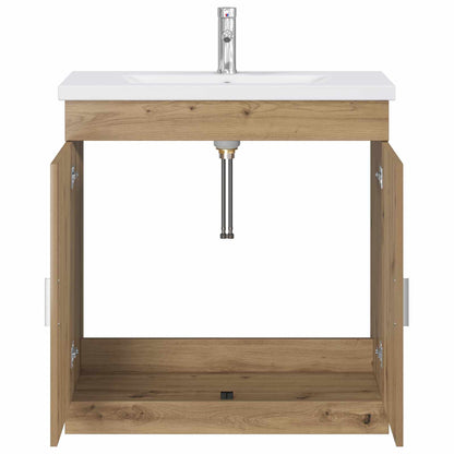 vidaXL Bathroom Furniture Set Artisan Oak 81 x 40 x 84.5 cm