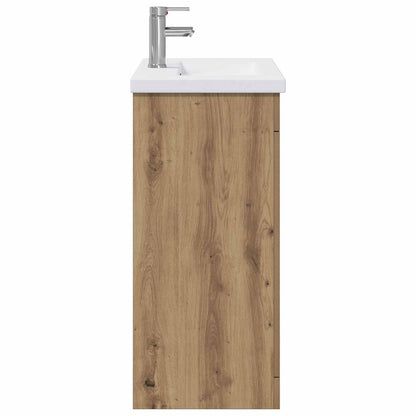 vidaXL Bathroom Furniture Set Artisan Oak 81 x 40 x 84.5 cm