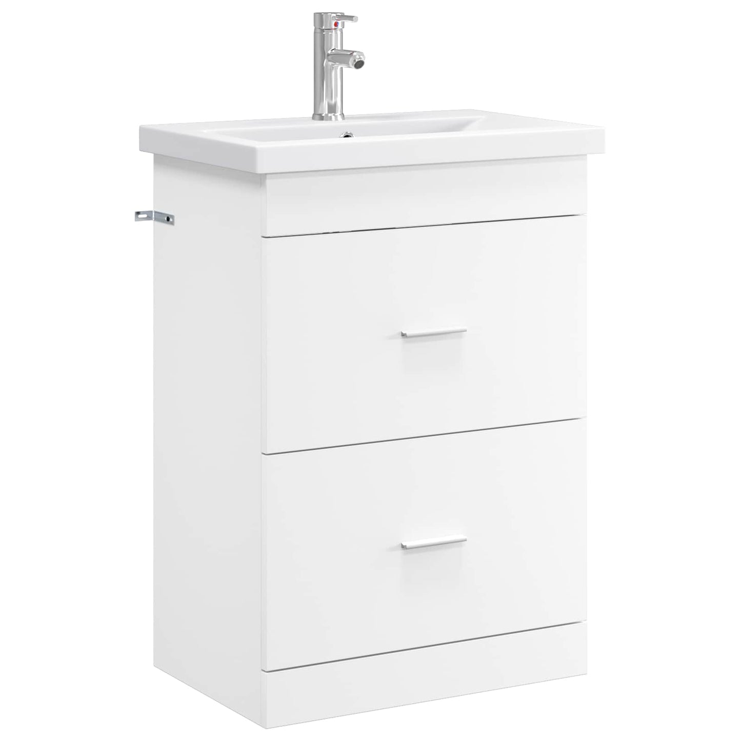 vidaXL Bathroom Furniture Set White 61 x 40 x 84.5 cm Engineered Wood