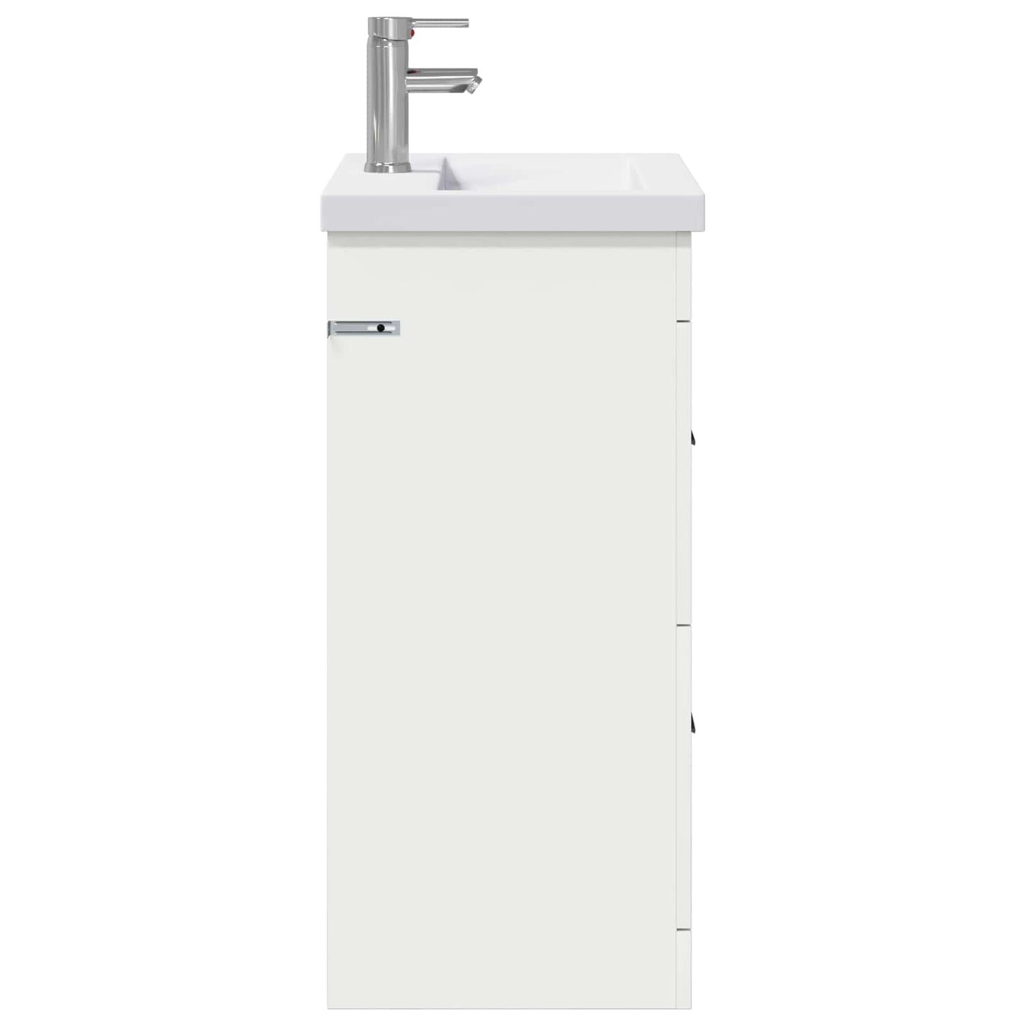 vidaXL Bathroom Furniture Set White 61 x 40 x 84.5 cm Engineered Wood