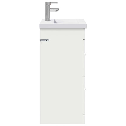 vidaXL Bathroom Furniture Set White 61 x 40 x 84.5 cm Engineered Wood