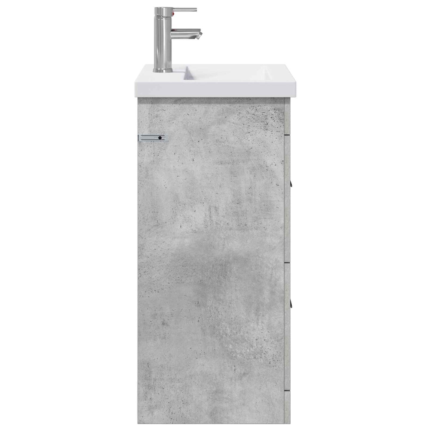 vidaXL Bathroom Furniture Set Concrete Grey 61 x 40 x 84.5 cm