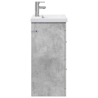 vidaXL Bathroom Furniture Set Concrete Grey 61 x 40 x 84.5 cm