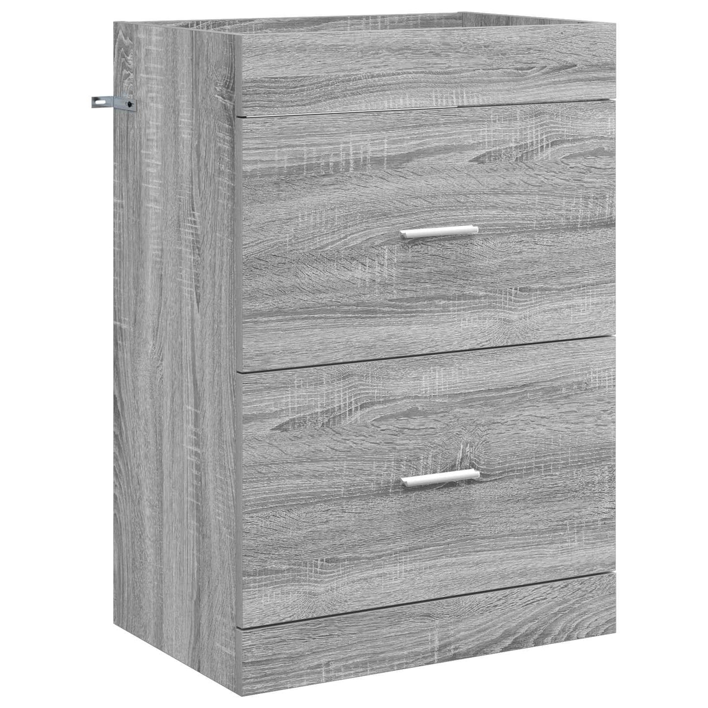 vidaXL Bathroom Furniture Set Grey Sonoma 61 x 40 x 84.5 cm