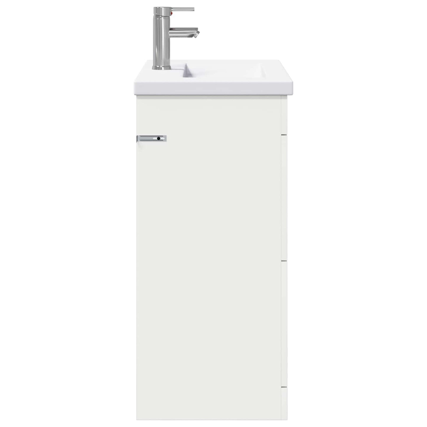vidaXL Bathroom Furniture Set White 81 x 40 x 84.5 cm Engineered Wood