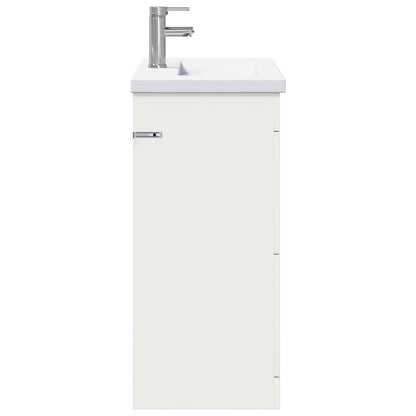 vidaXL Bathroom Furniture Set White 81 x 40 x 84.5 cm Engineered Wood