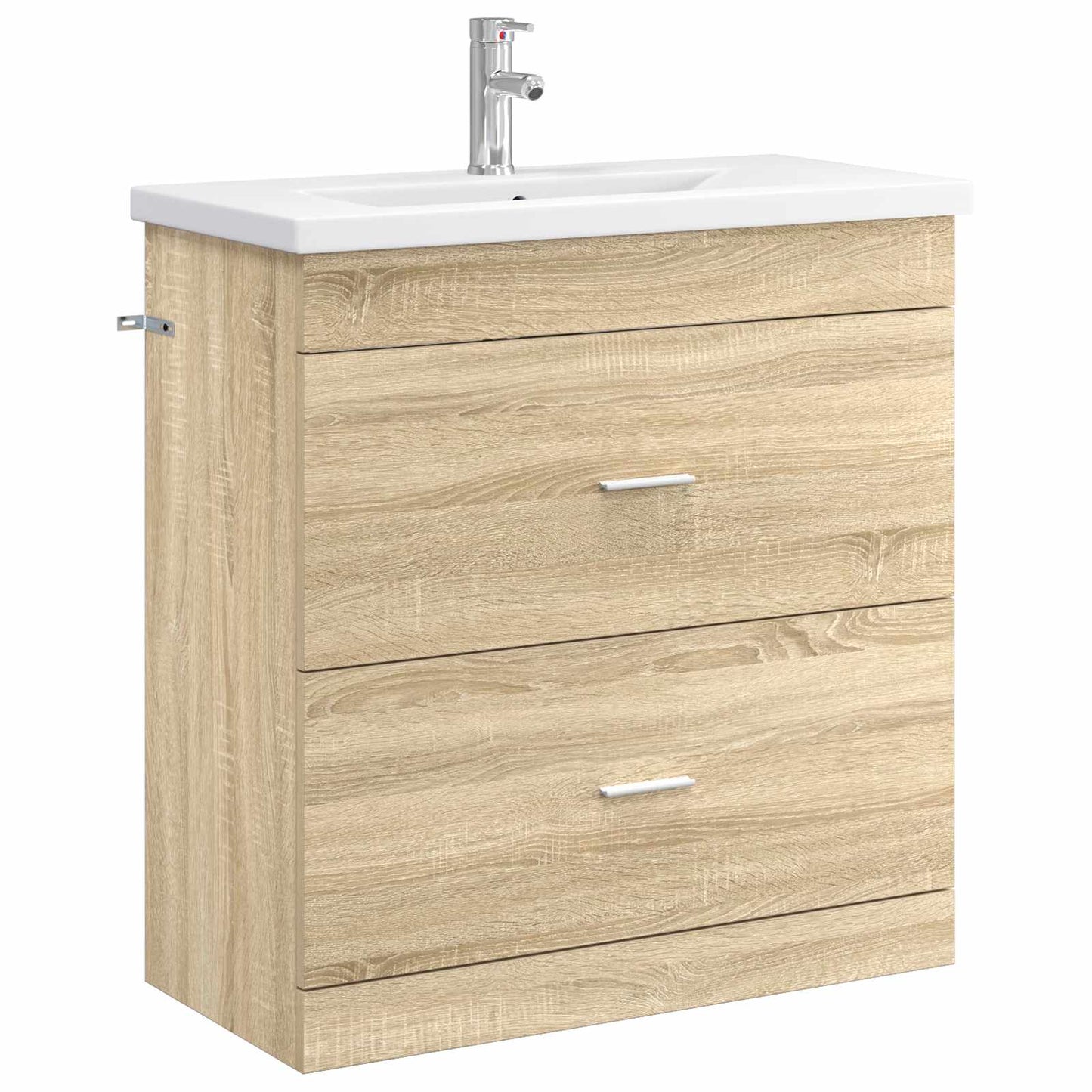 vidaXL Bathroom Furniture Set Sonoma Oak 81 x 40 x 84.5 cm
