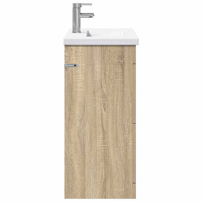 vidaXL Bathroom Furniture Set Sonoma Oak 81 x 40 x 84.5 cm